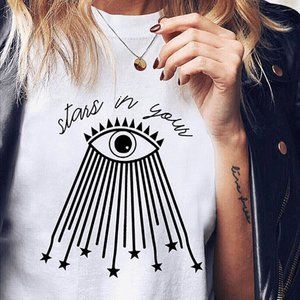 ✨👁️”Stars in your eyes” Tee - Women/Teenager - BNWT